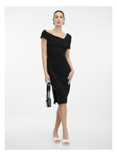 Черна рокля тип „калъф“ ORSAY