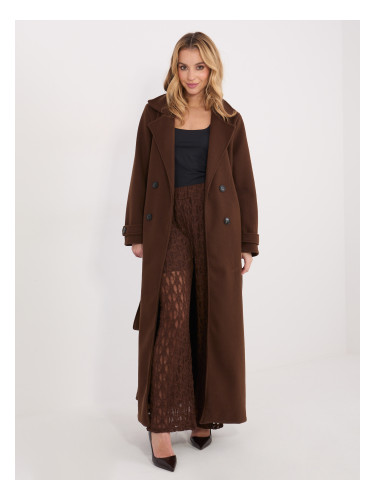 Кафяви дантелени панталони