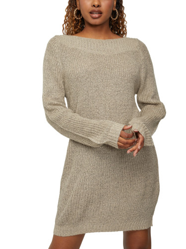 Плетена рокля на Жаклин де Йонг