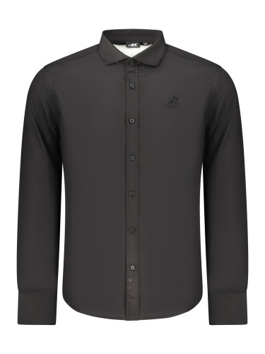 Мъжка черна риза slim fit