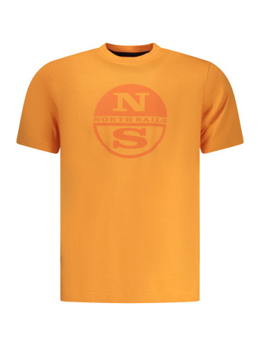 Оранжева тениска с къс ръкав