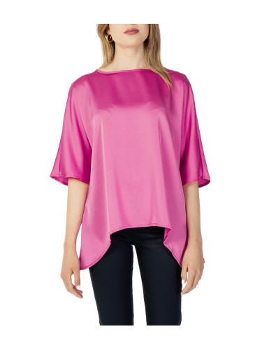 Едноцветна блуза Sandro Ferrone