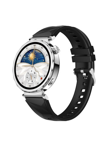 Смарт часовник Aurafit AM35, Amoled, Черен - 73123