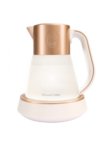 Електрическа кана Russell Hobbs Calm Kettle 27450-70, 2400W, 1.7 л, 40-100°C, Quiet Boil, Сензорни бутони, Звукови сигнали, 6 променящи се цветове, За
