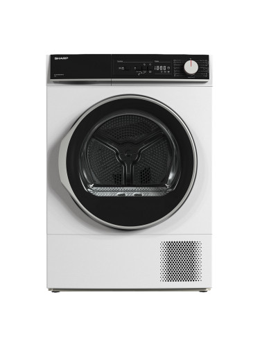 Сушилня Sharp KD-NHA8S6GW1D , 8 kg, D , D , Бял