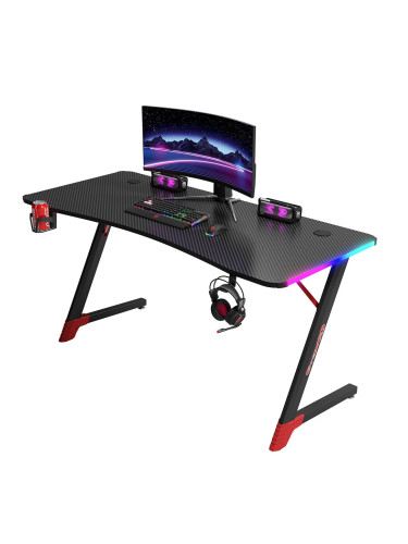 Геймърско бюро DLFI D2209, 4 в 1, RGB, Черен - 74001