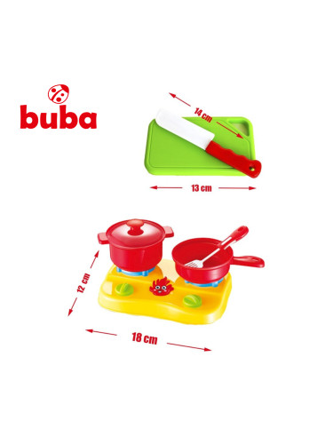 Детски комплект кошница с плодове Buba Shopping 666-36, голям