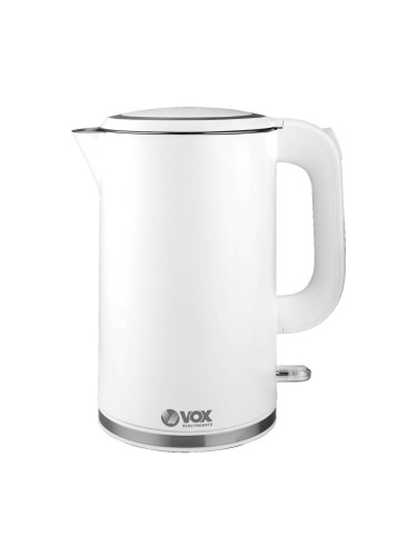 Кана електрическа VOX WK-4401, 1.7L, бял, двустенна, BPA free