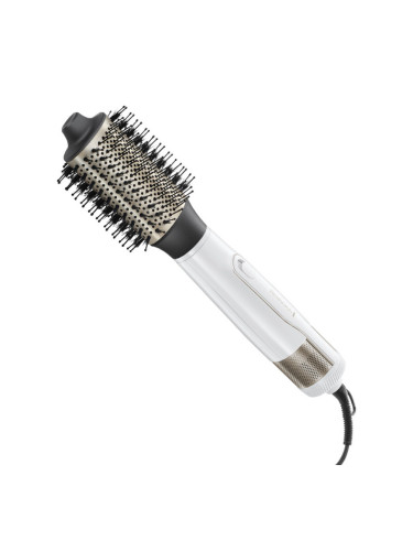 Четка за сушене и стилизиране Remington AS8901 HYDRAluxe, 1200W, Керамично покритие, Йонизация, Студена струя, 2 скорости, 3 темп, Бял