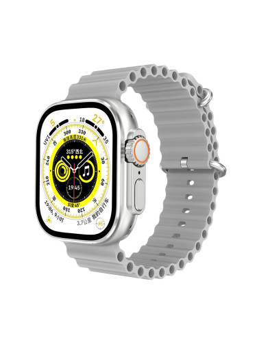 Смарт часовник Aurafit AM08 ultra 2, Amoled, Сребрист - 73134