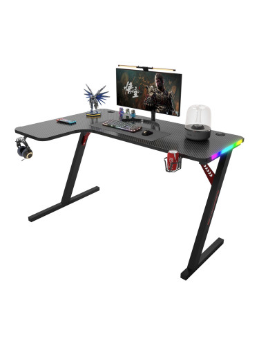 Геймърско бюро DLFI P201, 4 в 1, RGB, Черен - 74003