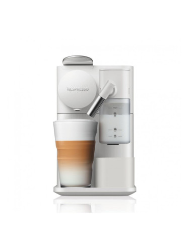 Еспресо машина DeLonghi EN510W, 1450W, 19 bar, 1 л, Nespresso, Автоматично изключване, Бял