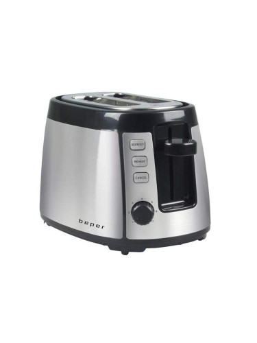 Beper Метален тостер Beper BT.110, инокс, NEW022530