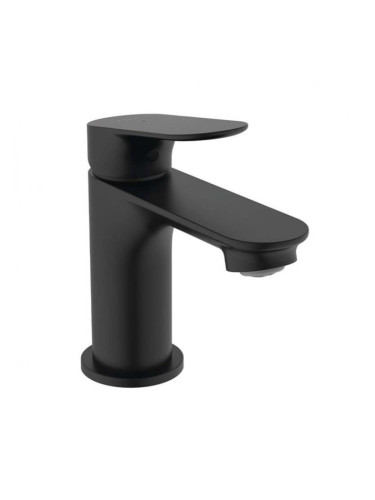 Черен матов смесител за умивалник с клик сифон Ideal Standard