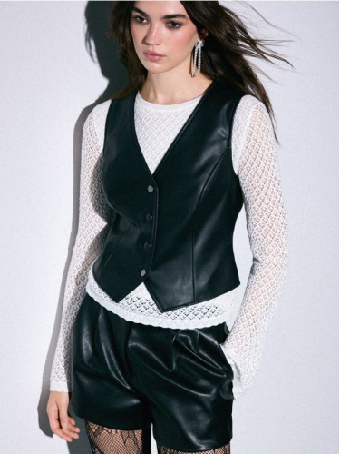 Mohito - Памучен пуловер - бяло