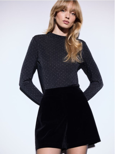 Mohito - Блуза с декоративни акценти - черен