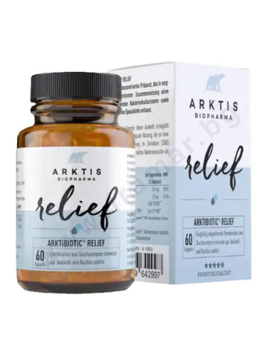 АРКТИС БИОФАРМА АРКТИБИОТИК РЕЛИЙФ капсули * 60