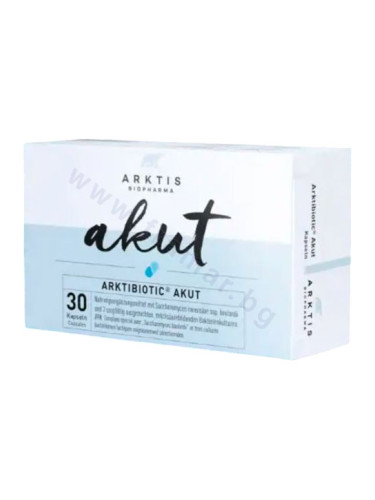 АРКТИС БИОФАРМА АРКТИБИОТИК АКУТ капсули * 30