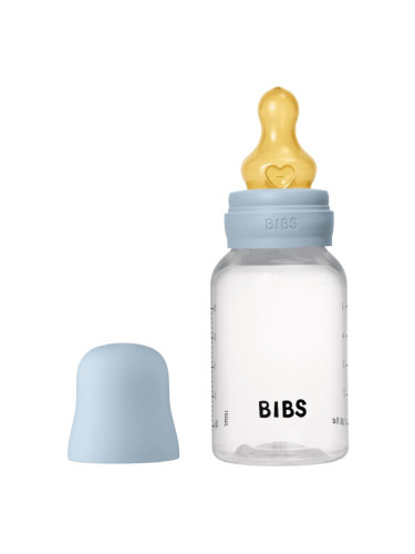 BIBS Anti-Colic Baby Bottle Latex шише против колики Baby Blue 150 мл.
