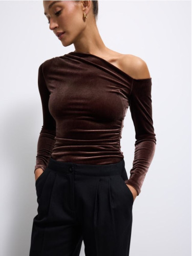 Mohito - Велурена блуза - кафяво