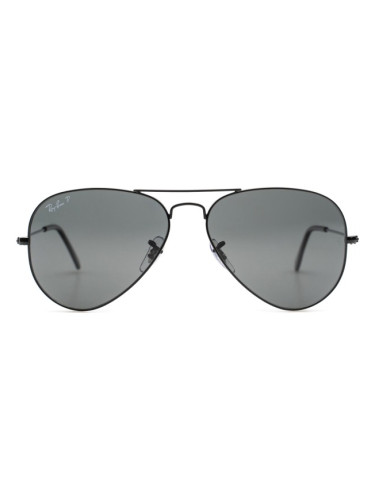 Ray-Ban Aviator Large Metal RB3025 002/48 58 - pilot слънчеви очила, мъжки, черни, поляризирани