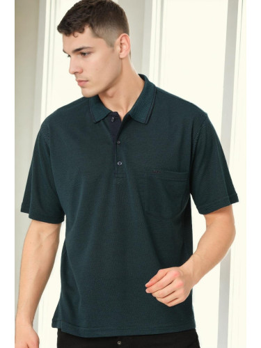Мъжка зелена поло риза Dewberry