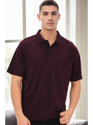 Мъжки бордо поло ризи