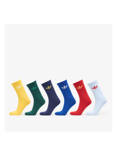 Чорапи adidas Tr Crew Socks 6-Pack Crsk/ Dark Blue/ Betsca/ Cgreen L