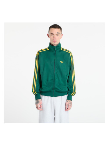 Суитшърт adidas Firebird Loose Pinstripes Track Top Collegiate Green S
