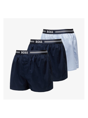Боксерки Hugo Boss Woven Boxer 3-Pack Blue XL