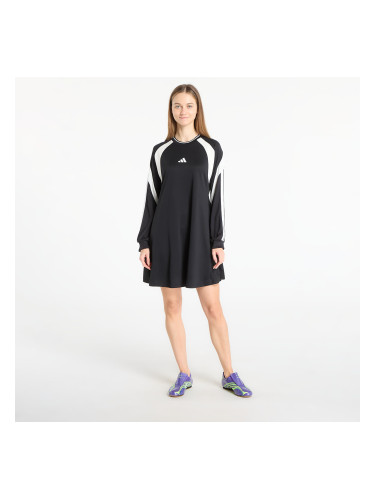 Облекло adidas House Of Tiro Dress Black/ Off White/ White S