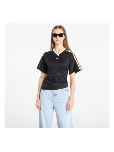 Тениска adidas Rouched Foot J Black L