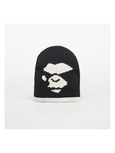 Шапка A BATHING APE Mad Face Knit Cap Black Universal