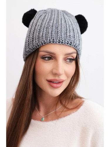 Дамска зимна шапка с помпони Kesi