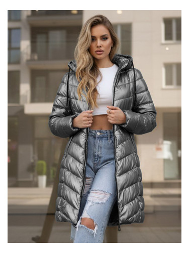 Дамско зимно яке с качулка