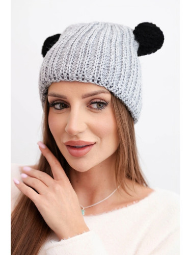 Дамска зимна шапка с помпони Kesi K433