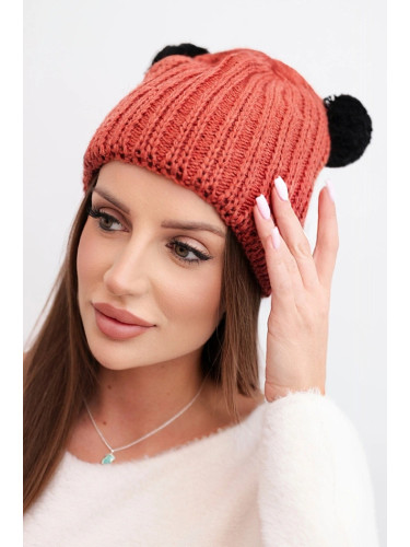 Дамска зимна шапка с помпони Kesi