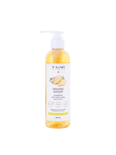 Шампоан против косопад с органичен джинджифил | T-LAB Organic Ginger Anti Hair Loss Shampoo