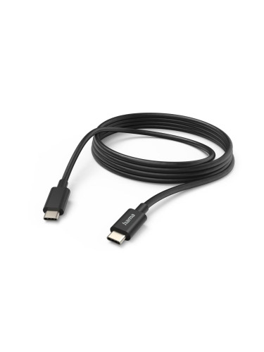 Hama Кабел за зареждане, USB-C - USB-C, 3 м, черен