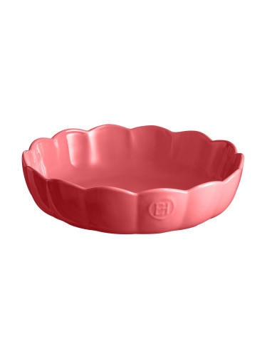 Керамична форма EMILE HENRY MADELEINE ROUND DISH - Ø27 см -цвят бонбонено розово