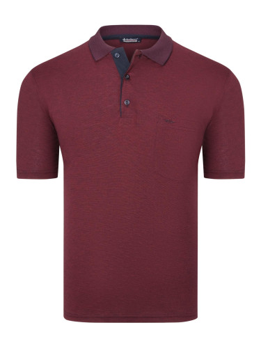 Бордо мъжка поло риза Dewberry