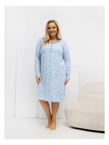 Нощница с големи размери, светло синя