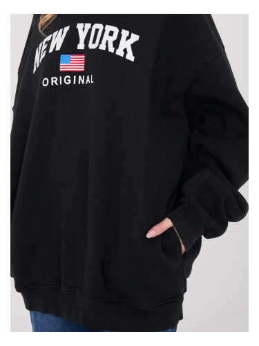Черен оригинален суитшърт New York