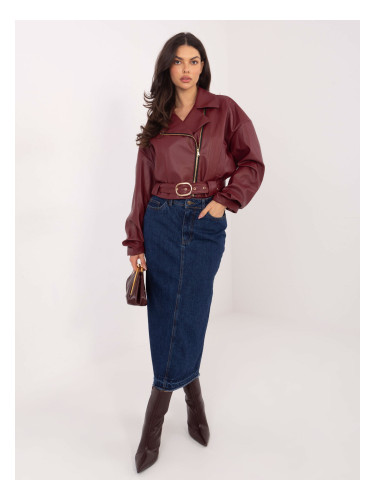 Дънкова миди пола