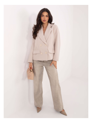 Дамско светло бежово сако