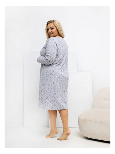 Нощница с дълъг ръкав с големи размери