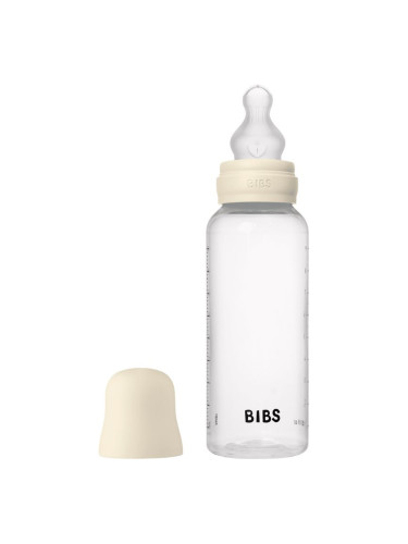 BIBS Anti-Colic Baby Bottle Silicone шише против колики Ivory 270 мл.