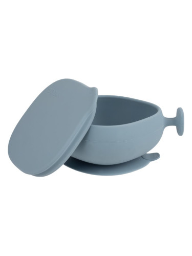 B.Box Silicone Bowl силиконова купичка с капачка Blue 300 мл.