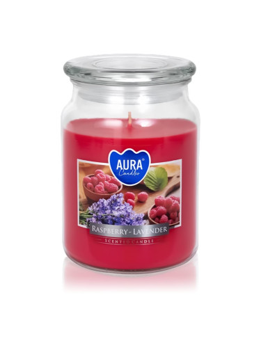 BISPOL Premium Line White Lavender ароматна свещ 500 гр.