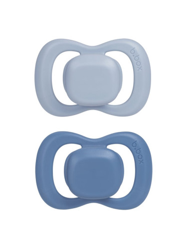 B.Box Silicone 0-6m биберон Ocean/Sky 2 бр.